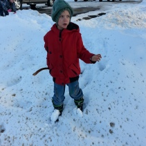 Keirnan with his stick, again...